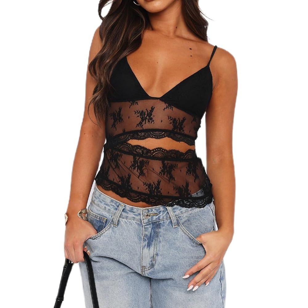 Lace V-Neck Top